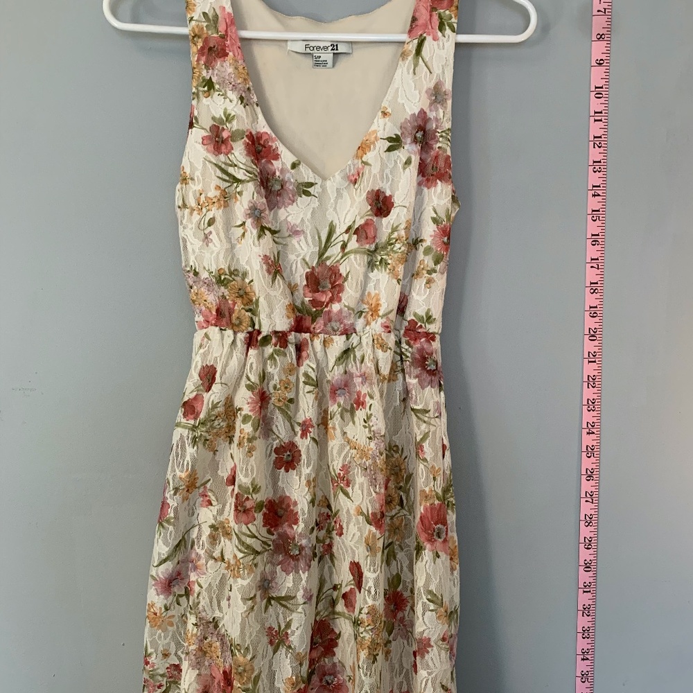 floral lace dress